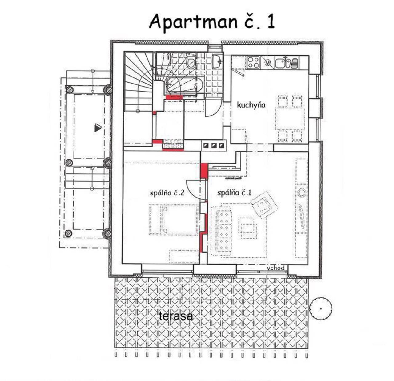 Dunajská Streda Apartmany Diana חדר תמונה